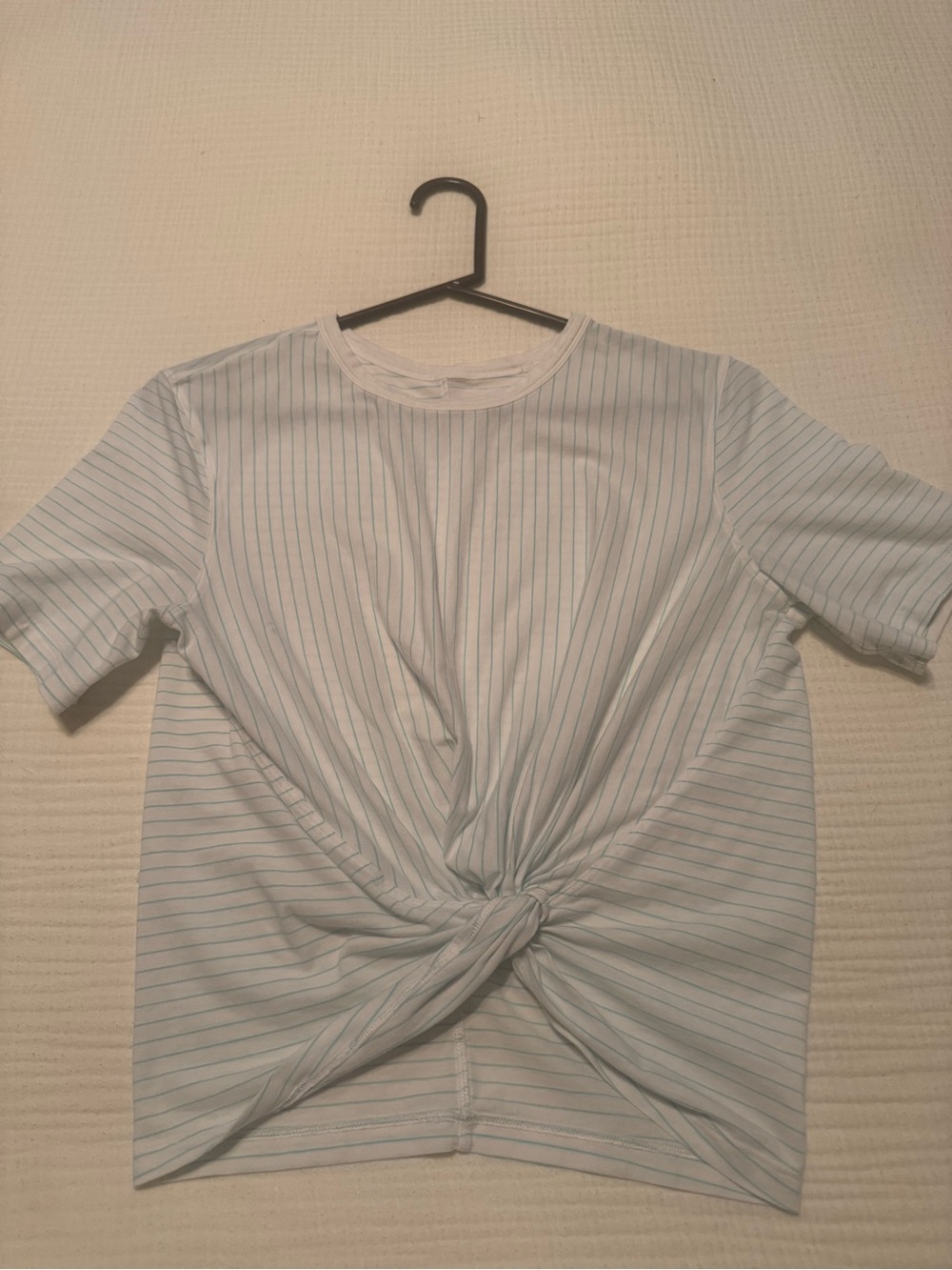 Lululemon Striped Crescent Top